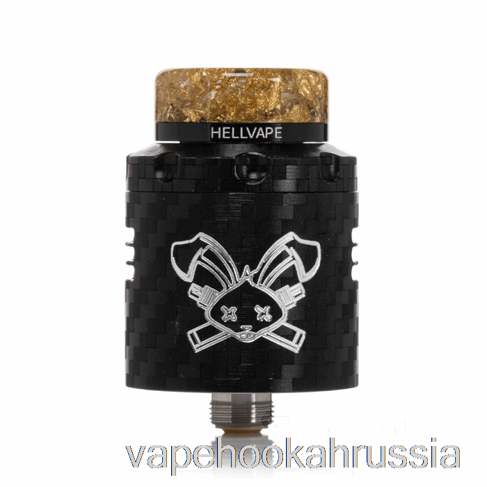 Vape Juice Hellvape Dead Rabbit V3 24 мм RDA Черный Карбон